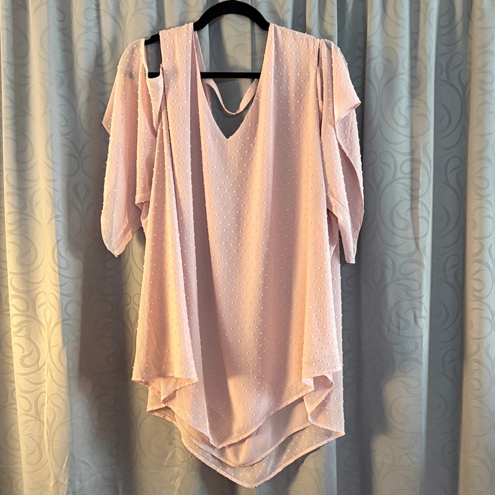 Avenue Light Pink Women's Blouse